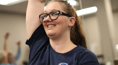 photo of smart instructor in class